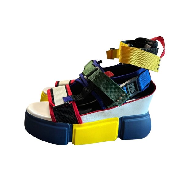 Anthony Wang Cranberry 02 Platform Sandals Womens Size 40 9/9.5 NWB - Picture 15 of 16